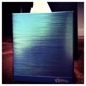 Kleenex "Cool Touch": com loção hidratante e sensação refrescante. Parece slogan de creme para barbear, mas é ótimo pra não irritar o nariz. 